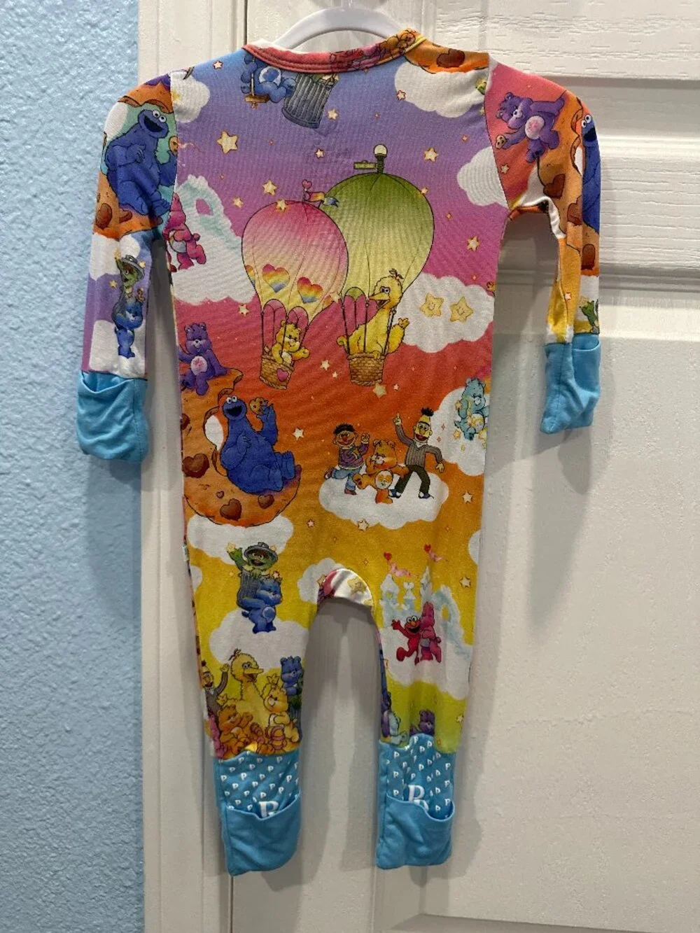 Posh Peanut Care Bears x Sesame Street Friends Convertible Zippy